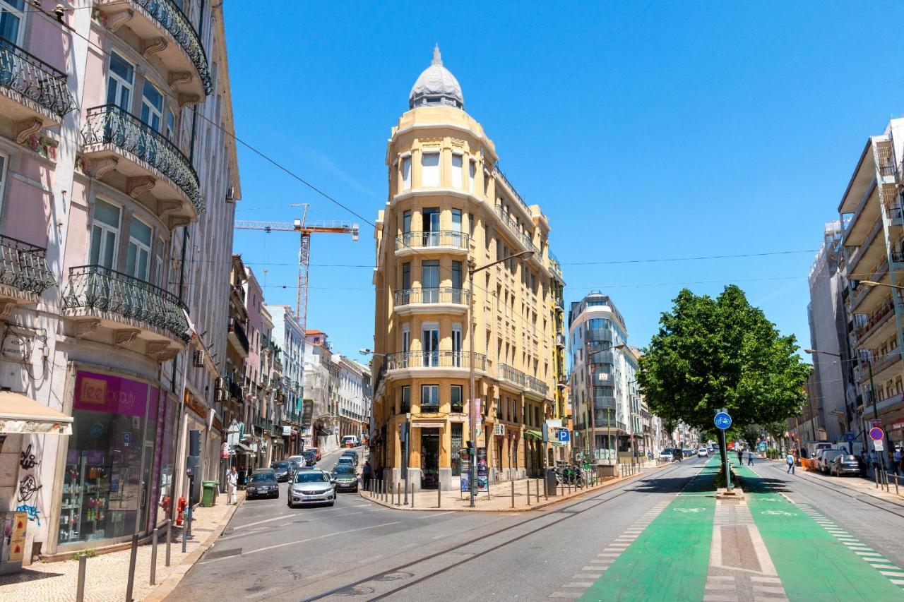 Bright City Center, 10M From Subway, 6 Rooms, Up To 20 Ppl Lisboa Exteriör bild